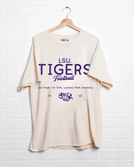 LSU Tigers Shot Off Off White Thrifted Tee